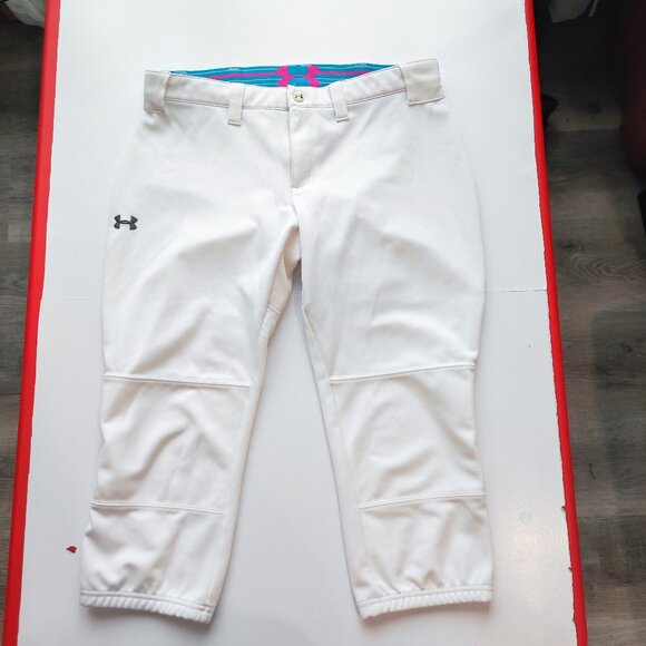 Under Armour baseball / softball pants women's size M white - Picture 1 of 14